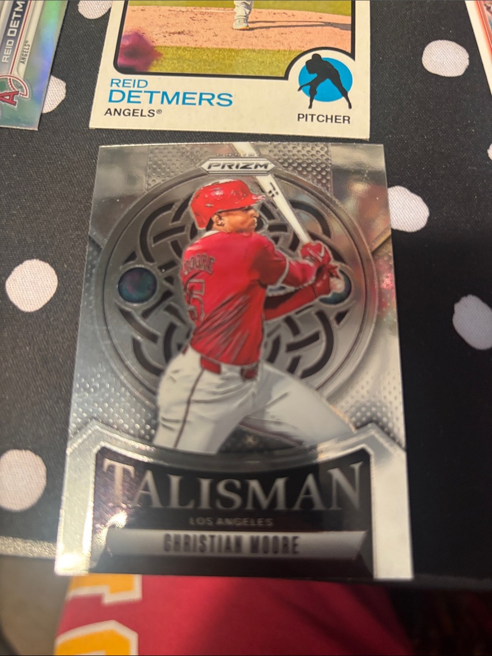 MLB Los Angeles Angels Baseball Card - Red Team Design - Picture 3 of 11